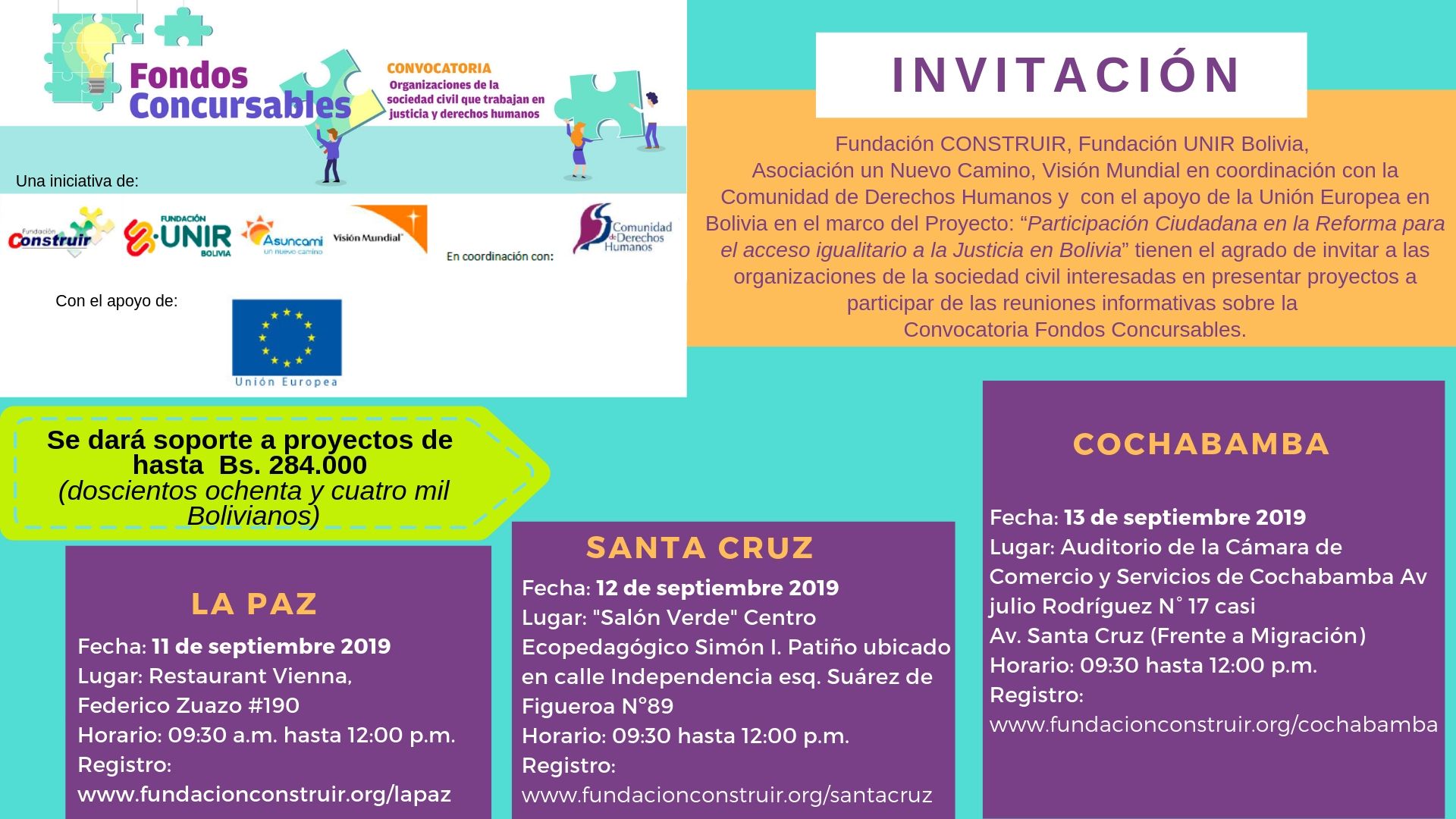 Reunión Informativa Cochabamba