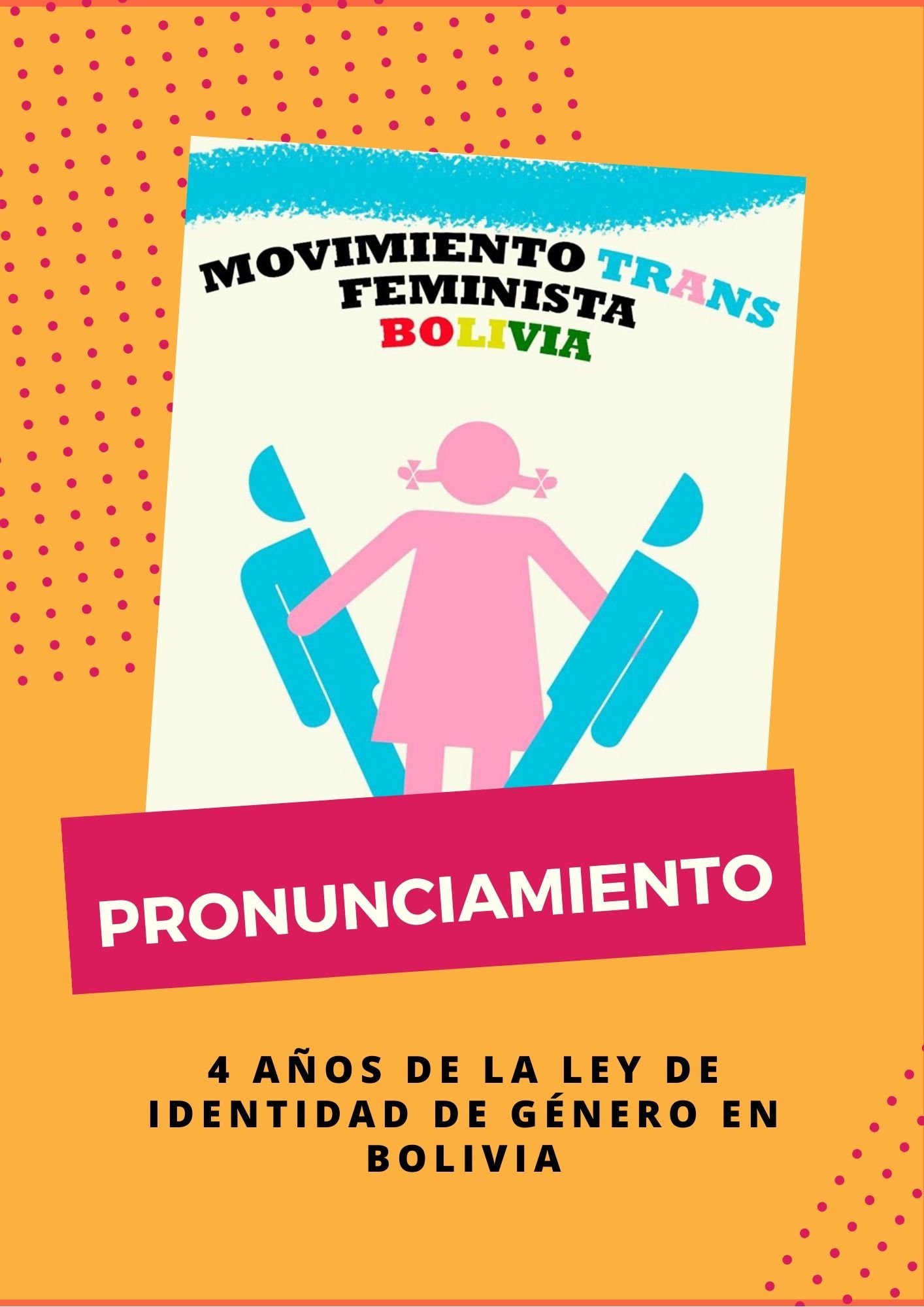 Pronunciamiento a 4 años de la Ley de Identidad de Género en Bolivia