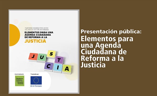 Tarija Presentación Pública de la actualización de la Agenda Ciudadana de Reforma a la Justicia