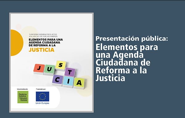 Santa Cruz Presentación Pública de la actualización de la Agenda Ciudadana de Reforma a la Justicia