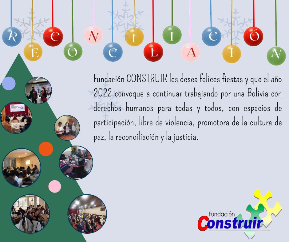 Fundación CONSTRUIR les desea ¡Felices Fiestas!