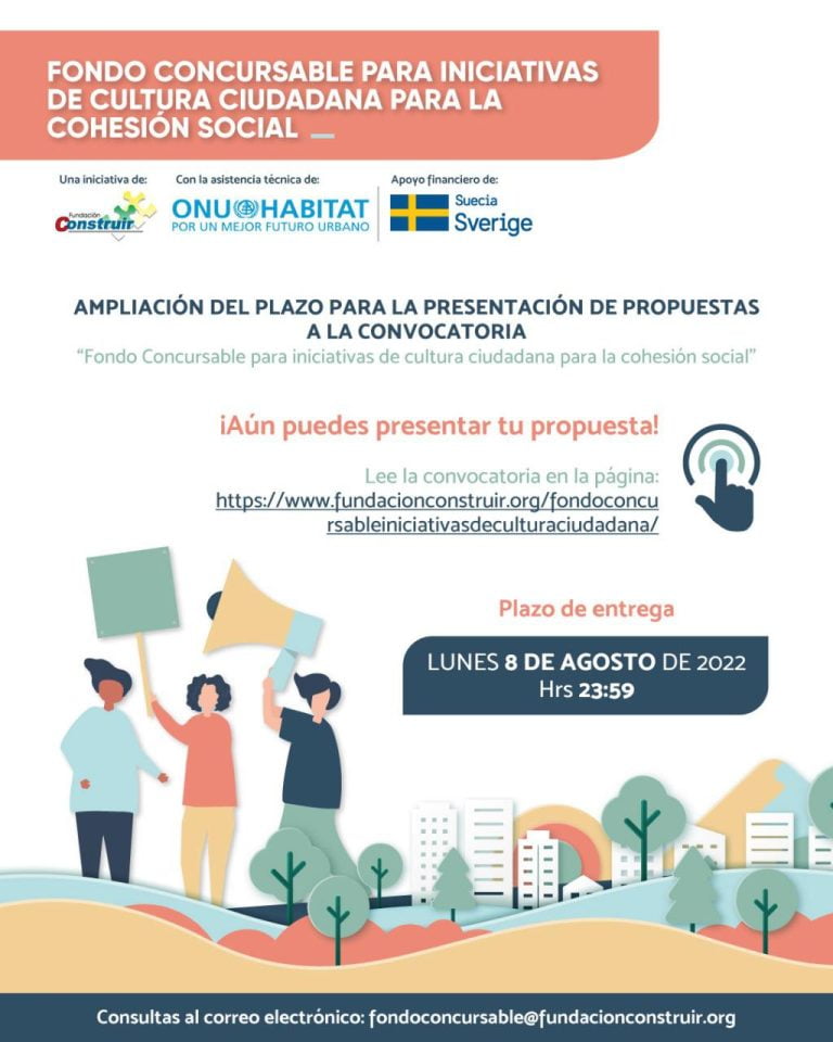 Fondo concursable para iniciativas de cultura ciudadana para la
