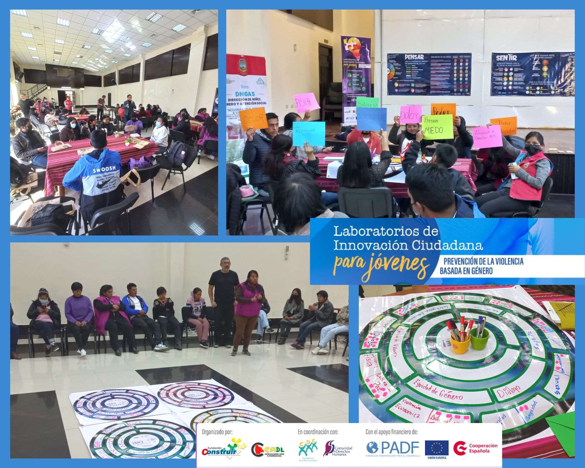 Laboratorio de Innovación Ciudadana para jóvenes para la prevención de la violencia basada en género en El Alto