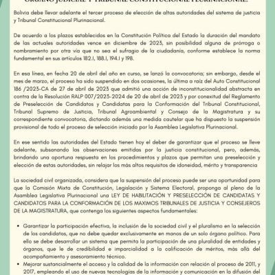 pronunciamiento