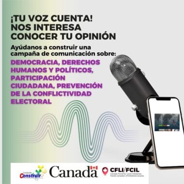 ¡Tu voz cuenta! Nos interesa conocer tu opinión