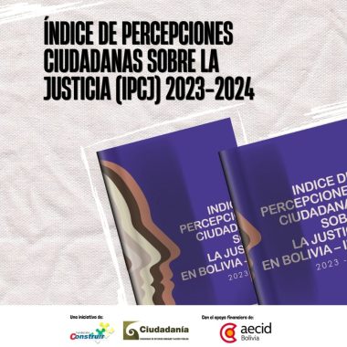 Índice de Percepciones Ciudadanas sobre la Justicia (IPCJ): La mayoría considera que la principal función de la justicia es castigar