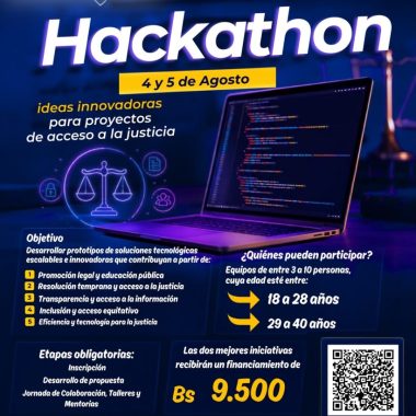 Sucre- Hackathon de ideas innovadores para proyectos de acceso a la justicia