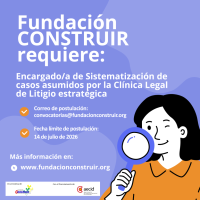sist clinica legal CONVOCATORIA: Sistematización de casos asumidos por la Clínica Legal de Litigio estratégica
