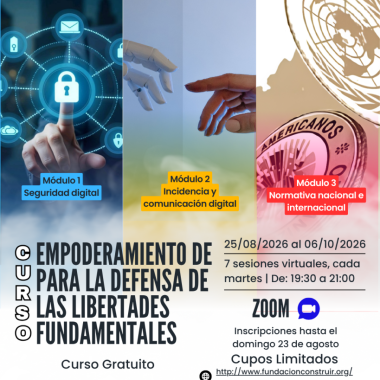 Curso – Empoderamiento para la Defensa de las Libertades Fundamentales